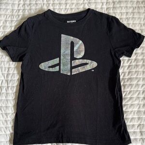 Sony Black PlayStation Logo T-Shirt